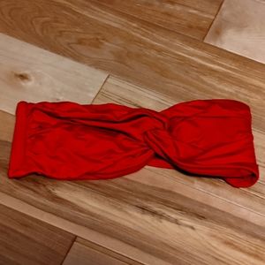 Mossimo red bikini top